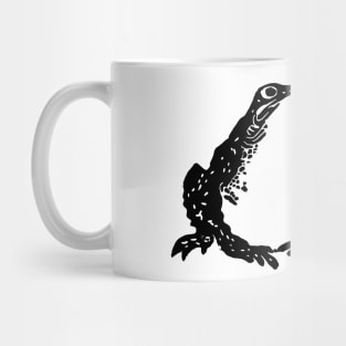 Sake Frog (Black Ink Version) Mug